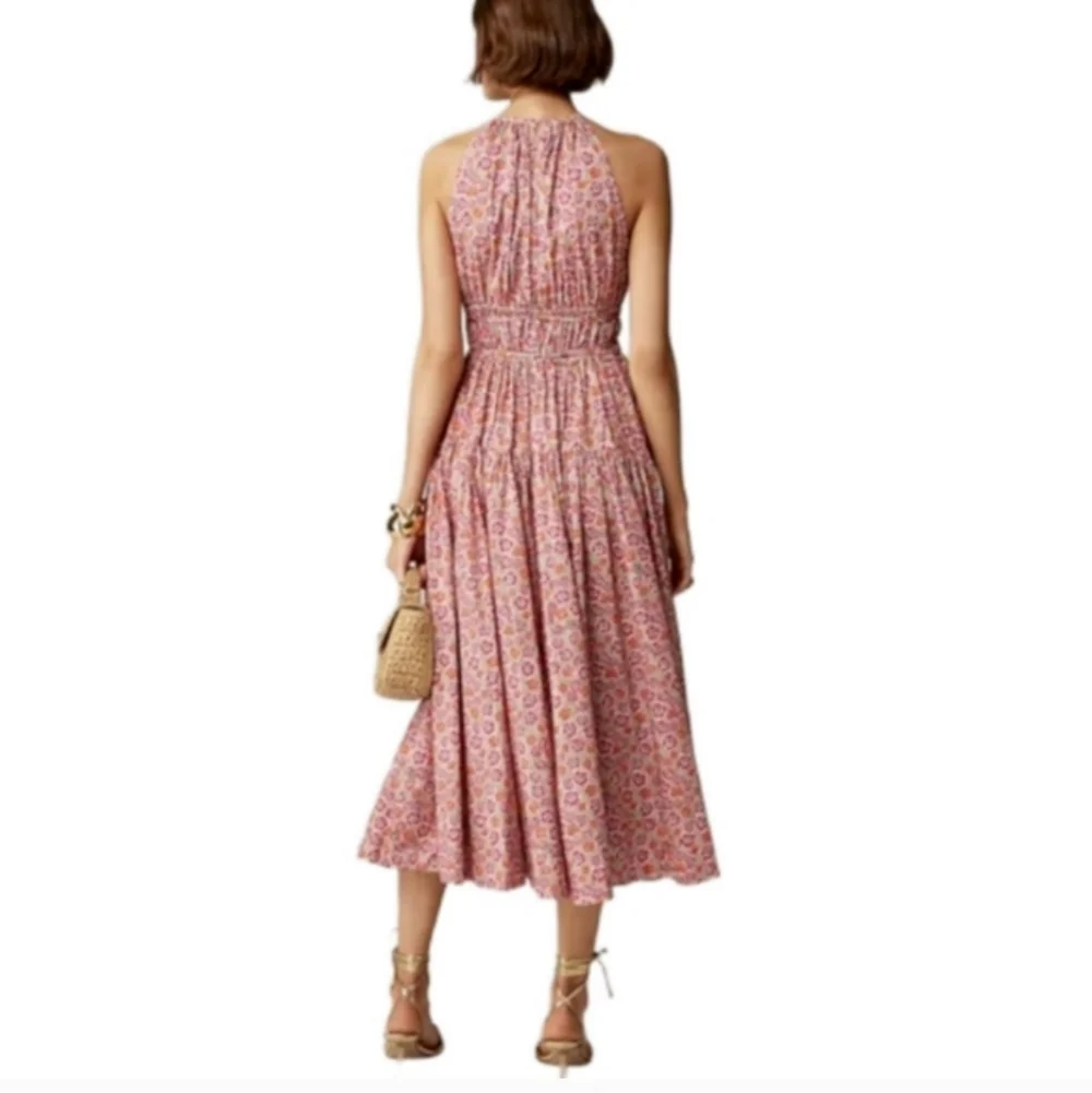 J Crew Tie-waist halter dress in Liberty® Ellie fabric NWT Sz XXS CA089